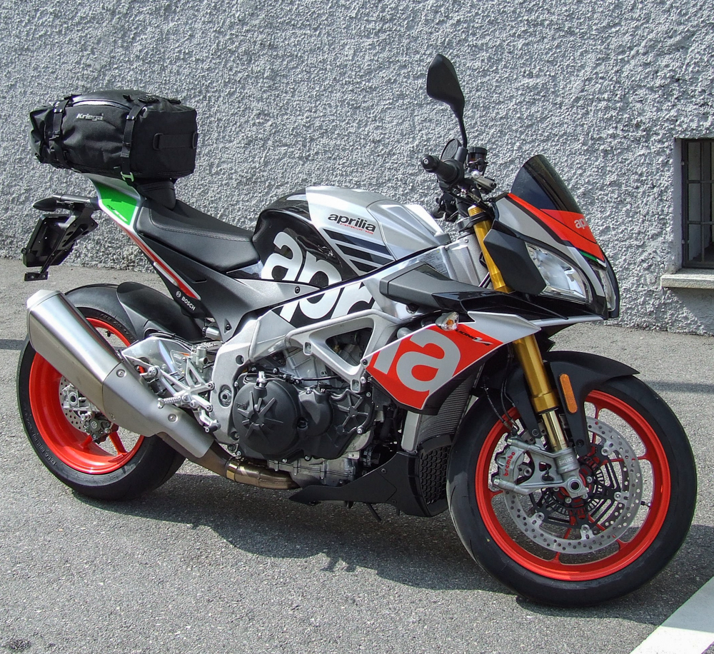 Kriega US drypack mounting kit for Aprilia Tuono V4 Factory / RR & RSV4 RF / RR